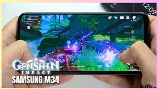 Samsung Galaxy M34 Genshin Impact Gaming test Update | Exynos 1280 ,120Hz Display