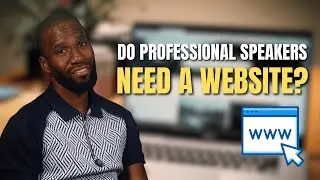 Do Professional Speakers Need a Website? (Honest Answer for Paid Speakers) | Dr Byron Cole