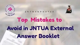 JNTUA // Основные ошибки, которых следует избегать в брошюре ответов JNTUA