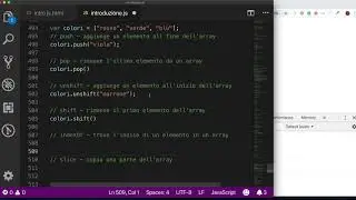 Metodi degli arrays - javascript (parte 32)