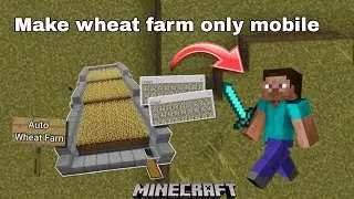 Make Wheat farm Minecraft in mobile || @Mid-ClassyGaming || #minecraft #video #gaming #youtube