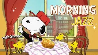 Coffee, Jazz, and Snoopy 🎶🐾| The Ultimate Morning Chill Playlist
