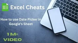How to use Amazing Date Picker in Googlesheet . #excel  #googlesheets