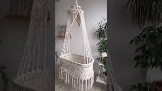 Tutorial on YouTube channel 🤍 #cradle #babycrib #babycradle #macrame