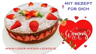 Schoko-Erdbeer-Quarktorte, mit einfachen Zutaten und schnelle Zubereitung 😍