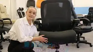 Hercules 35 Stone Heavy Duty Mesh Office Chair