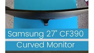 Обзор изогнутого монитора Samsung CF390 27 дюймов &mdash; самый доступный изогнутый монитор | C27F390