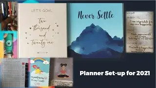 My Planner Set Up For 2021 I Space And Beauty Let's Goal 2021 I India