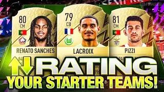 RATING YOUR FIFA 22 STARTER SQUADS! #FIFA22 ULTIMATE TEAM