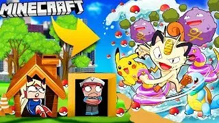 BAZA VS TSUNAMI POKEMON&Oacute;W - MINECRAFT TSUNAMI CHALLENGE | Vito VS Bella