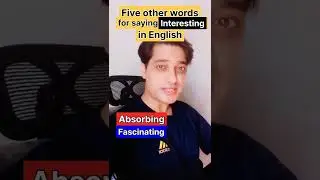 Other ways to say interesting in English | Synonyms | #shorts