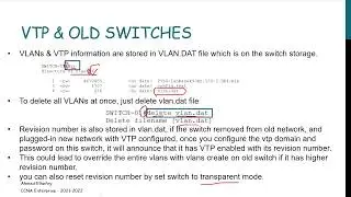 VTP Problem with old switches | reset revision | VTP version 3 | CCNA 200-301 | Arabic