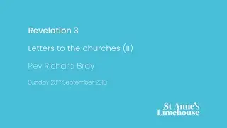 Revelation 3 - Letters to the churches (II)