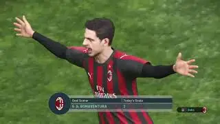 PRO EVOLUTION SOCCER 2019 ( EXHIBITION MATCH ) AC MILAN  VS AJAX