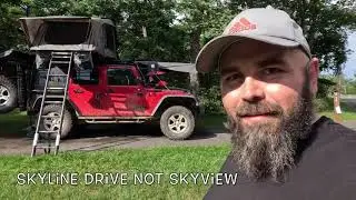 Skyline Drive and Loft Mountain Campground Shenandoah National Park  4K