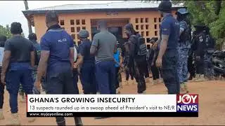 13 suspects rounded up in a swoop ahead of President&rsquo;s visit to North-East Region