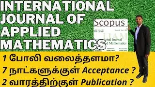 Christo Ananth - International Journal of Applied Mathematics - Scopus - Genuine Review - Tamil