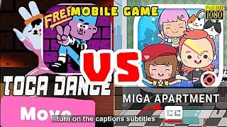 TOCA DANCE FREE vs MIGA APARTMENT | CC Captions