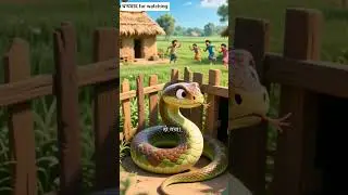 The Giant Python Caught in the Village