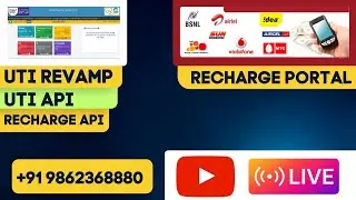 Live Session #ekyc uti pan portal || uti new #revamp portal || recharge admin panel with pan service