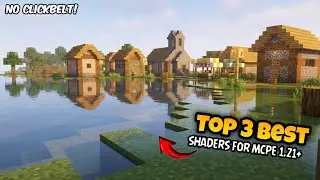 🤩TOP 3 ULTRA REALISTIC SHADER FOR MCPE 1.21+ NO CLICKBELT
