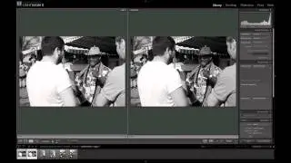 Правильное преобразование изображения в черно-белое в Lightroom