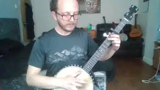 Practicing 'Sadie' by Joanna Newsom - Banjo Version
