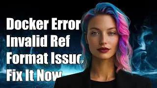 docker : invalid reference format
