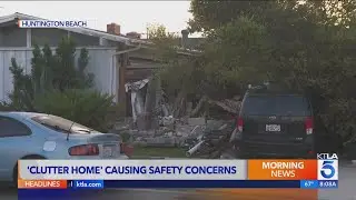 Huntington Beach &lsquo;clutter home&rsquo; draws nearly 40 complaints from neighbors&nbsp;