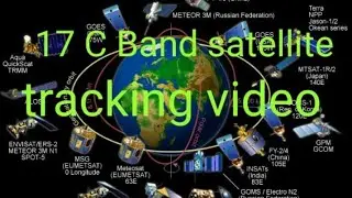 17 c band satellite Tracking video New update 17-7-2022