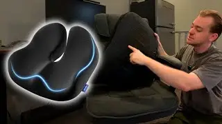 ZIKEE Memory Foam Seat Cushion &ndash; Sciatica, Tailbone & Back Pain Relief for Office & Car