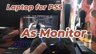 How to use laptop as monitor for PS5 (HDMI)