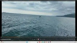Analisi strambata - mare leggermente mosso
