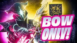 I Made this for You (50 Streak medal) Using Bow ONLY | Destiny 2