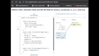 Online stack and heap visualizer | java |  