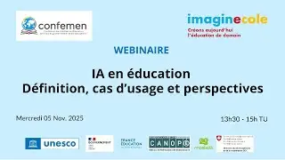 IA en éducation Définition usages perspectives_Webinaire 5