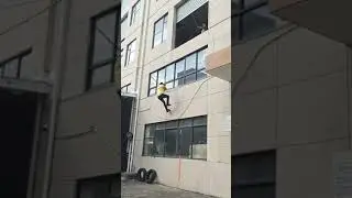 Fire Escape Device Test by an Indian