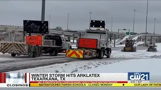 Winter Storm in Texarkana Texas