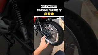 RAIADA OU LIGA LEVE?? 🤔 #moto #motovlog #titan150 #cg #honda #gopro #raiada