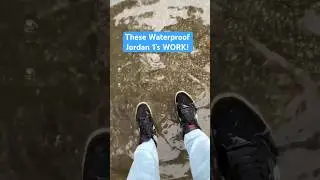 Waterproof Jordans! #sneakernewb #shorts #sneakerhead #sneakers #jordan1 #hypebeast #nike #shoes