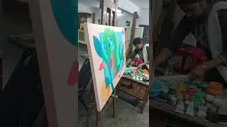 How Artist Work #central Lalit kala academy #Lucknow