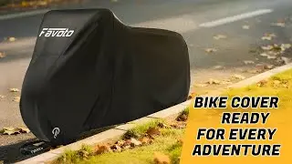 Protect Your Ride: Favoto Waterproof & UV-Resistant Bike Cover