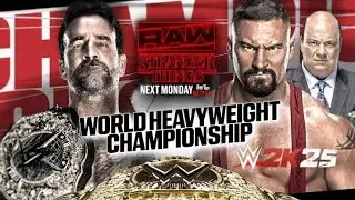 WWE2K25 - CM PUNK ПРОТИВ BRON BREAKKER | ЧЕМПИОНАТ МИРА В ТЯЖЕЛОМ ВЕСЕ | МАТЧ ПО ЭКСТРЕМАЛЬНЫМ ПР...