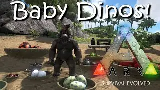 ARK Survival Evolved - Baby Dinos Mod / Gigantopithecus / Mesopithecus
