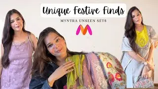Huge *Myntra* Unique Festive Finds 💯Under 1500 Haul ✅ #myntrafinds #festiveoutfits