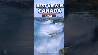 Канадский Ниагарский водопад 🇨🇦🚌 | Живописная поездка на автобусе и потрясающие виды #шорты #ytsh...