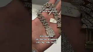 Real Diamond & Solid Gold Bracelet by Ijaz Jewelers