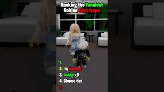 Рейтинг элитных ловушек в чате Roblox 😂 #roblox #shorts