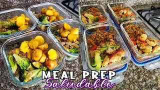 😱COMIDAS DE 1 SEMANA EN 1 HORA /meal prep saludable y delicioso/ LOS ROLES DE EDY