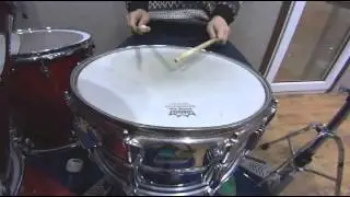 LUDWIG 80's supraphonic LM402 snare drum 14 x 6.5